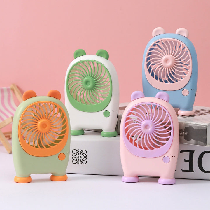 Unisex Portable Mini Handheld Fan in Playful Animal Design Stornfield