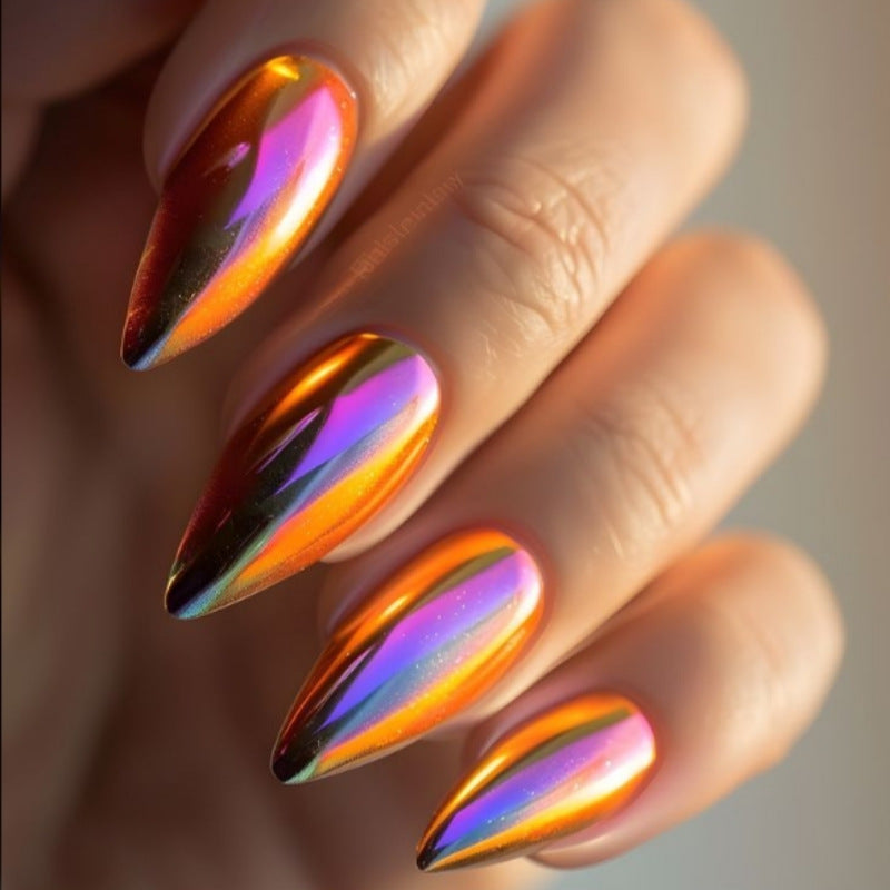 Elegant Stiletto-Shaped Press-On Nails Stornfield