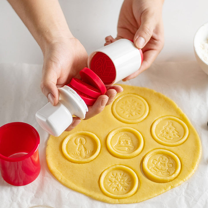 Funnier silicone cookie stamp with animal motifs Stornfield