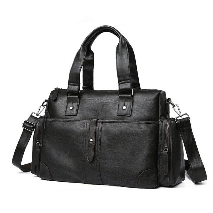 Premium Leather Travel Duffel Bag Stornfield