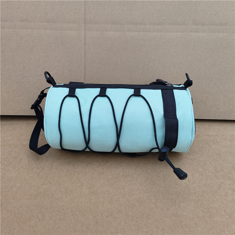 waterproof bicycle handlebar phone bag with touchscreen pocket and zippered cargo Stornfield