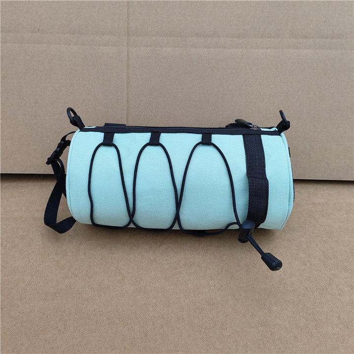 waterproof bicycle handlebar phone bag with touchscreen pocket and zippered cargo Stornfield