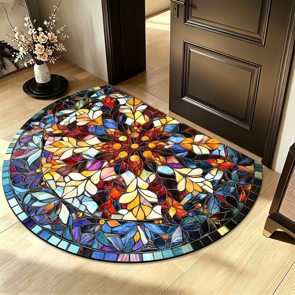 Artistic Mosaic Round Rug