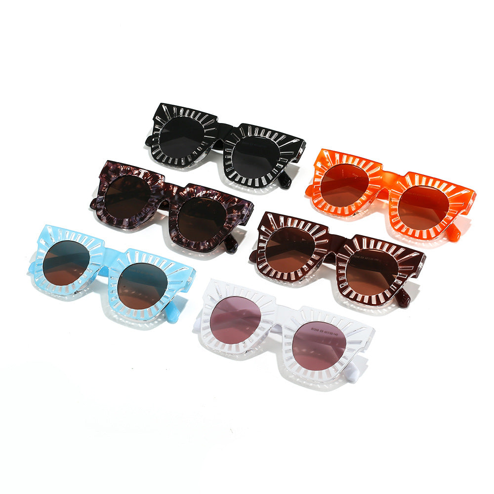 Ladies Fashion Sunglasses with Creative Geometric Frame Stornfield