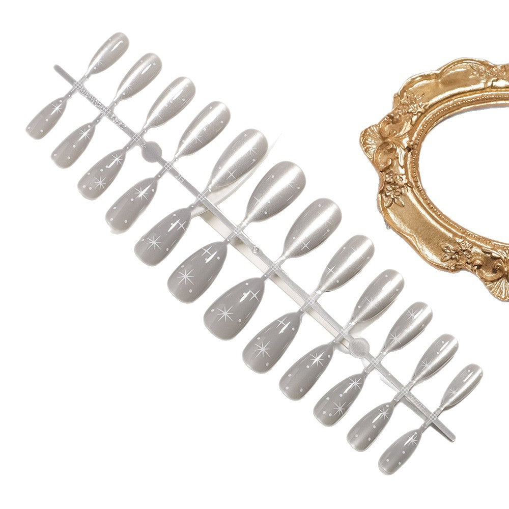 Premium Metallic Press-On Nail Tips Stornfield
