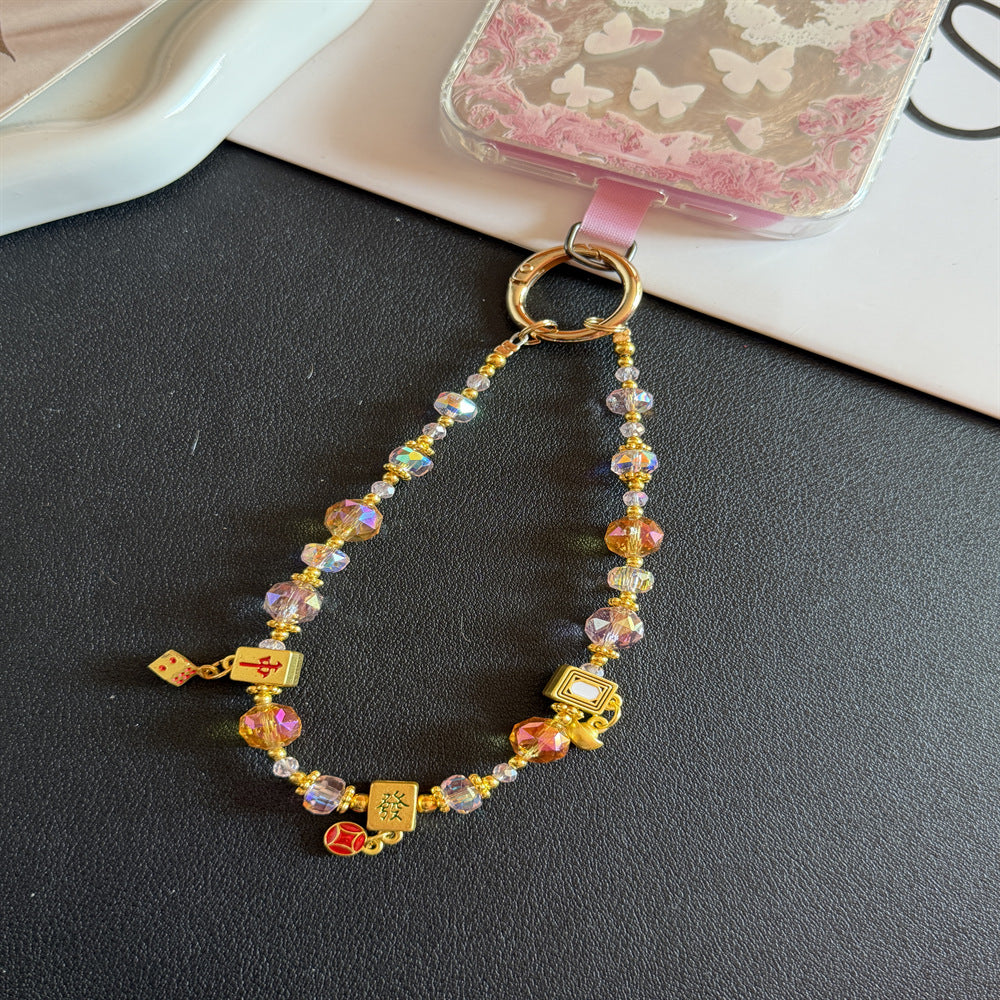 Decorative Beaded Charm Keychain Stornfield 1790135475