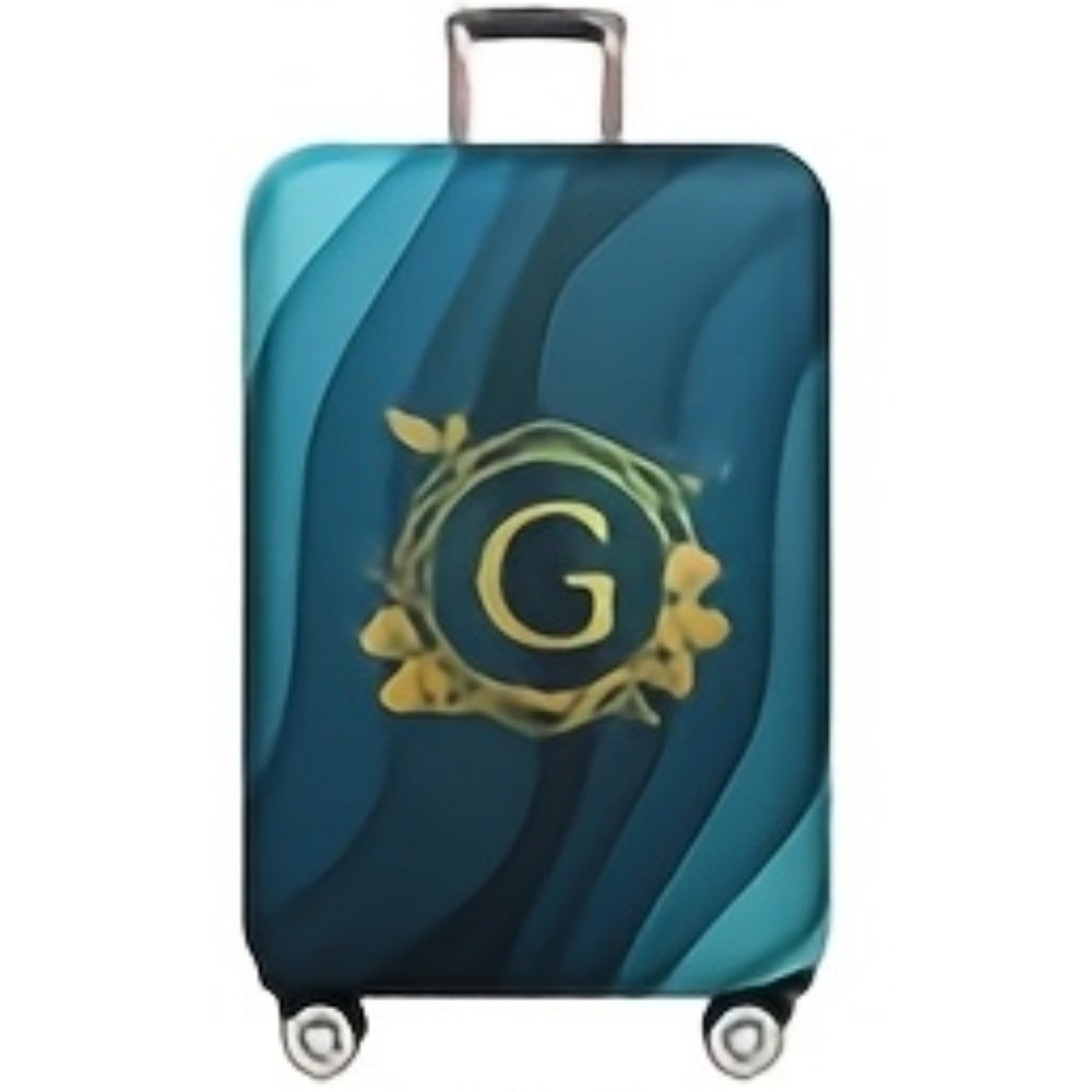 Women's Hard Shell Suitcase with Modern Wave Pattern Stornfield