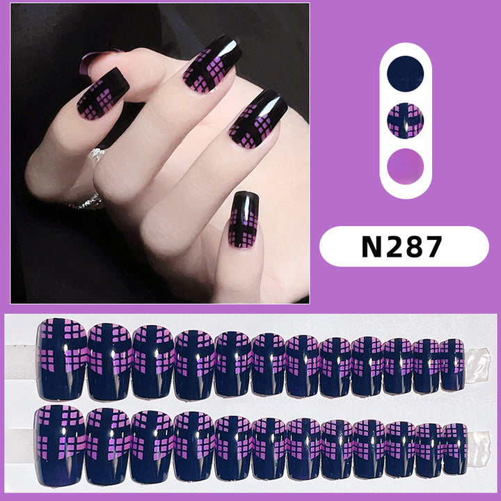 Artistic Graphic Press-On Nail Set