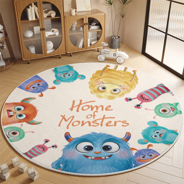 Playful Dinosaur Theme Rug