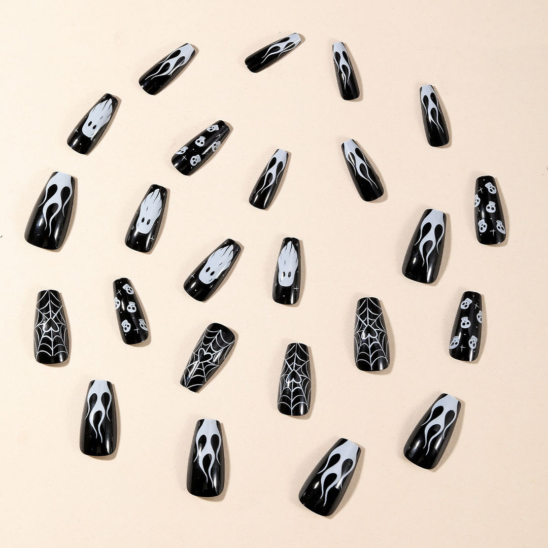 Halloween-Themed Acrylic Nail Set Stornfield