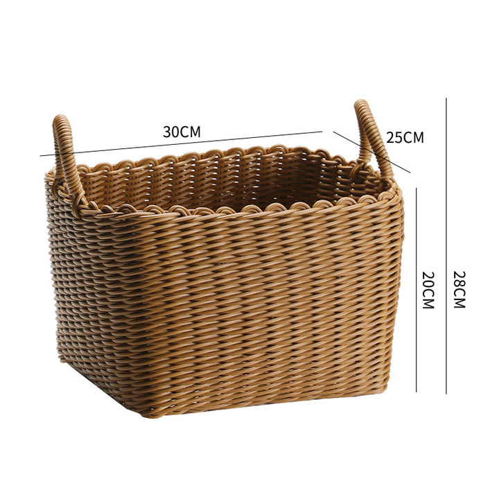Unisex Braided Storage Basket with Practical Handle Stornfield