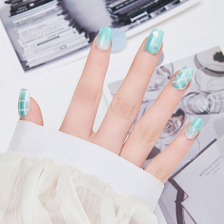 Artistic nail extensions with floral accents Stornfield