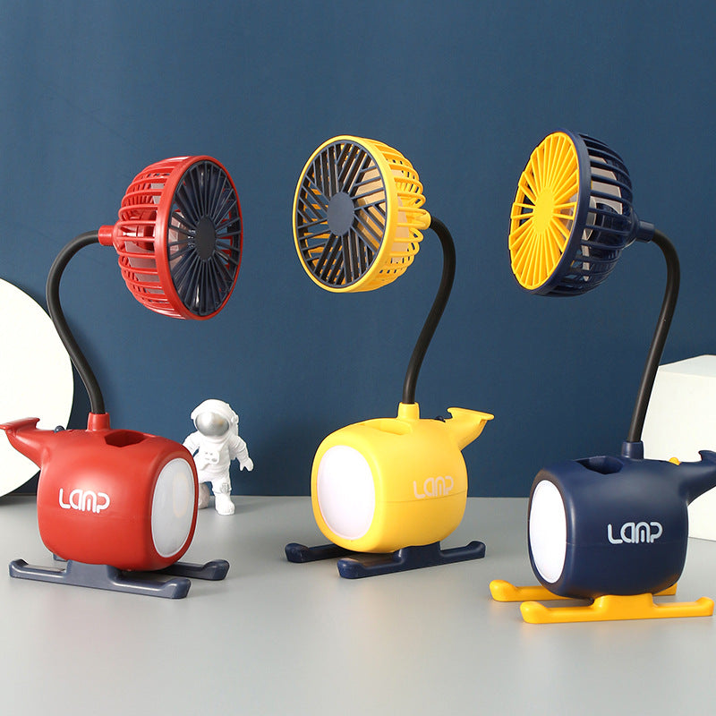 Women's multifunctional USB desk lamp with fan Stornfield