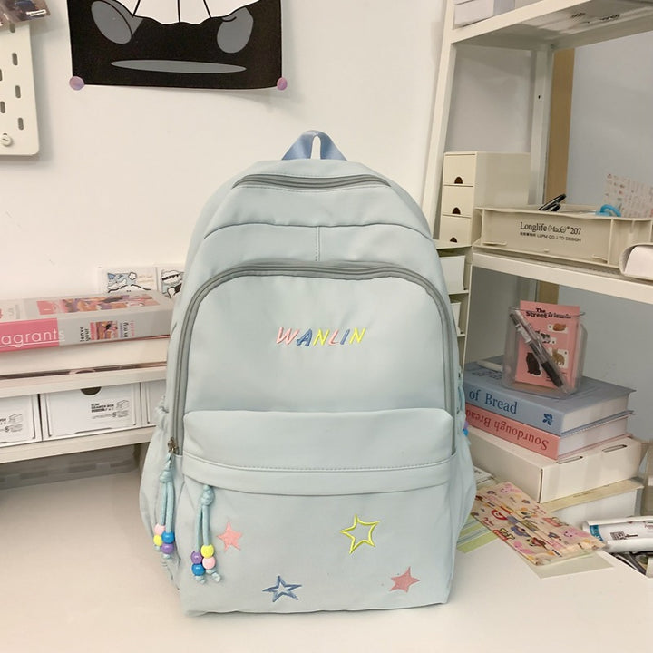 Playful Star-Embellished Backpack Stornfield