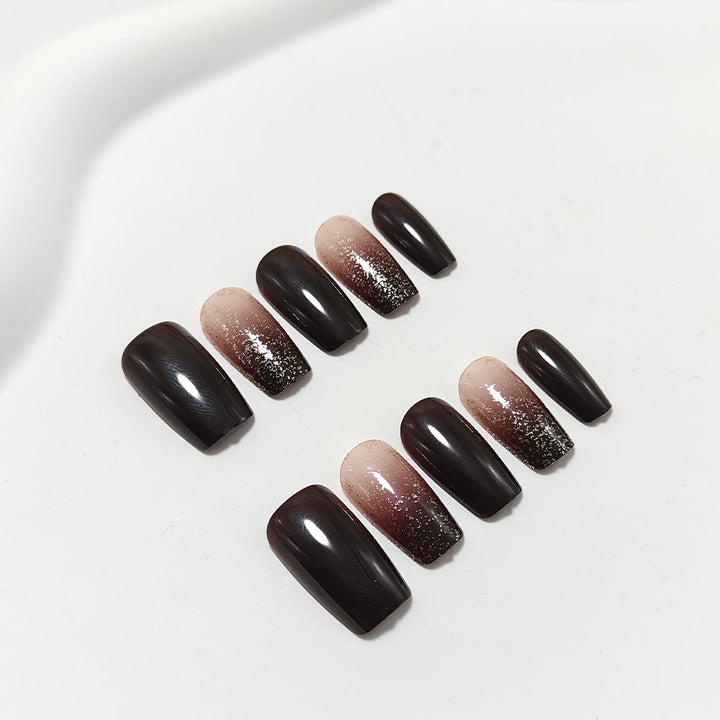 Artifical nails with glitter design Stornfield