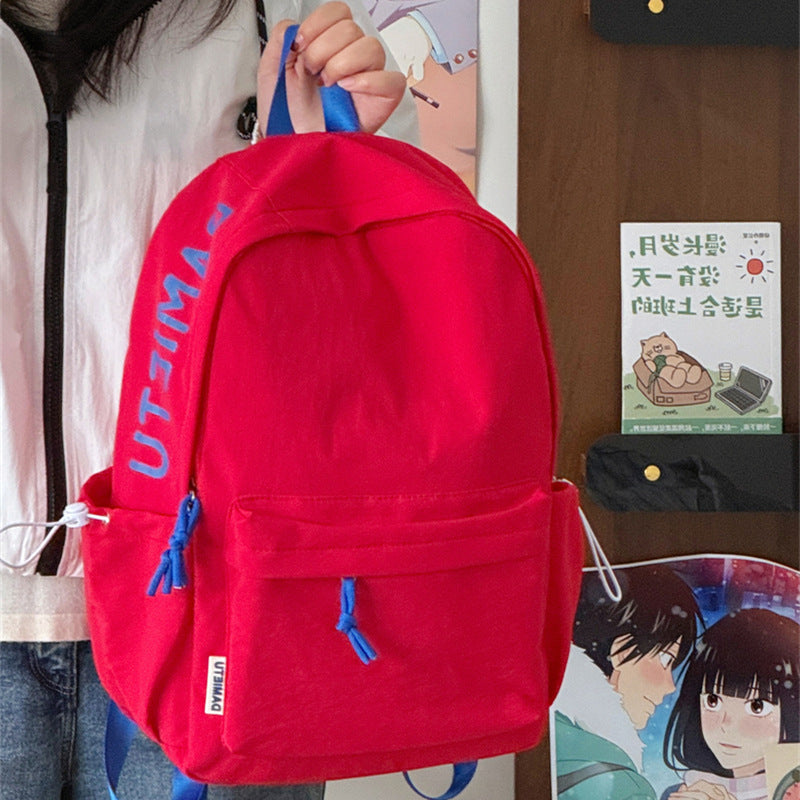 Casual Lightweight Backpack with Cute Plush Keychain Stornfield