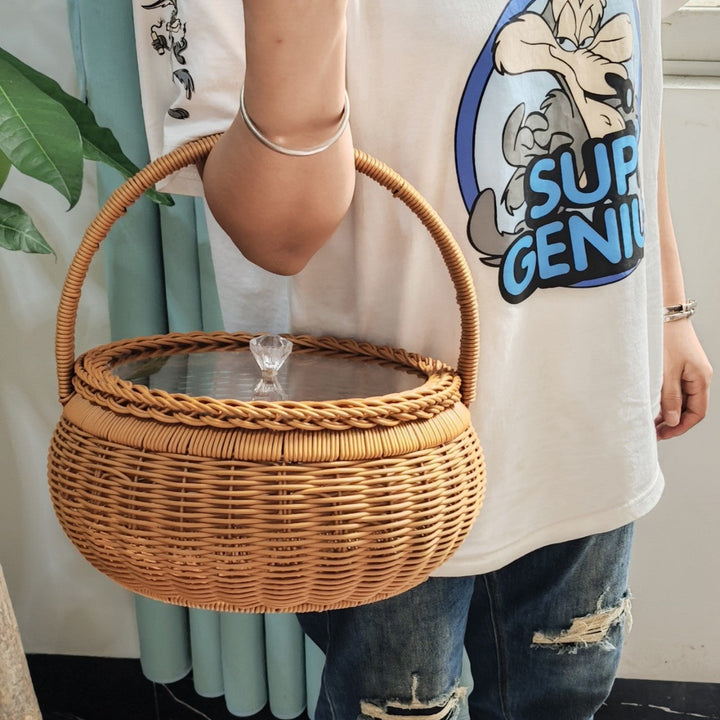 Handcrafted Woven Picnic Basket Stornfield