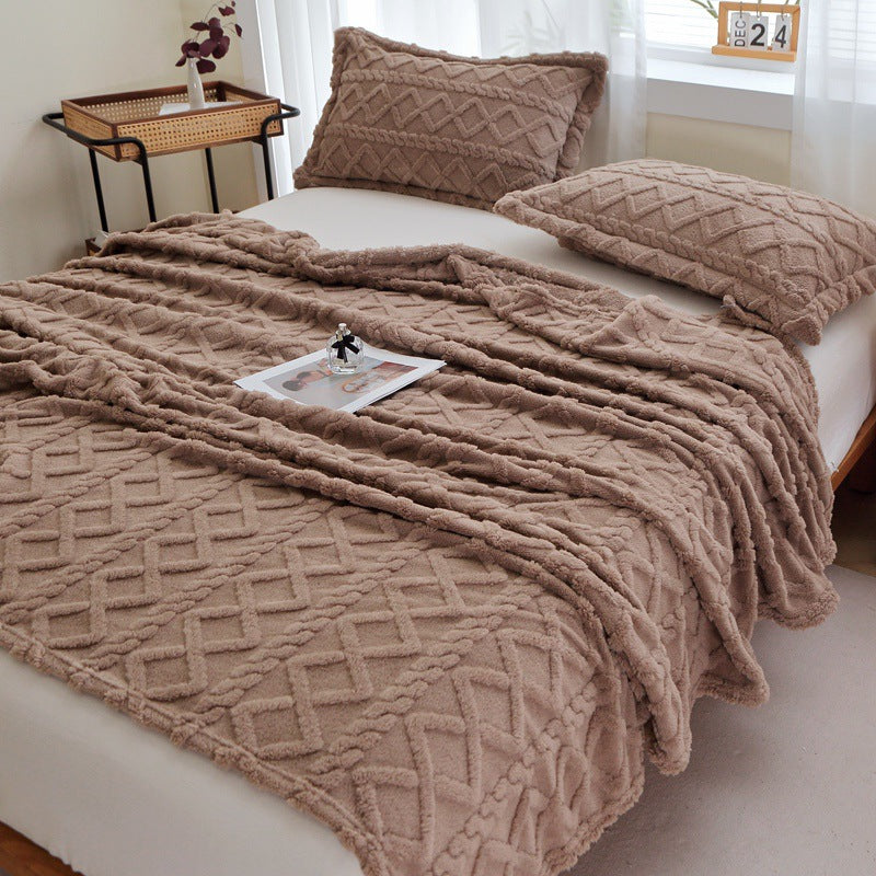 Textured Decorative Throw Blanket Stornfield