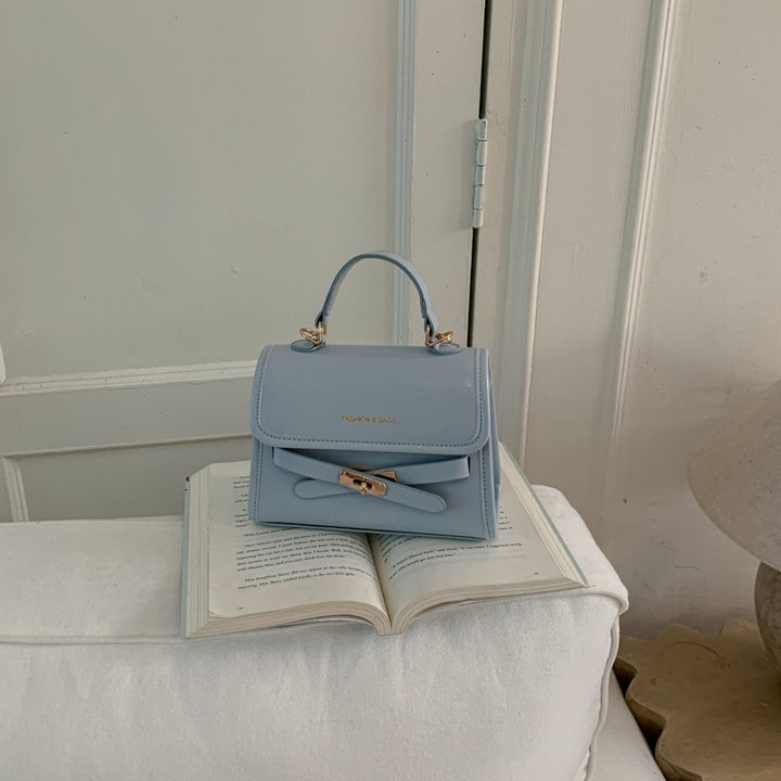 Luxurious Structured Handheld Satchel