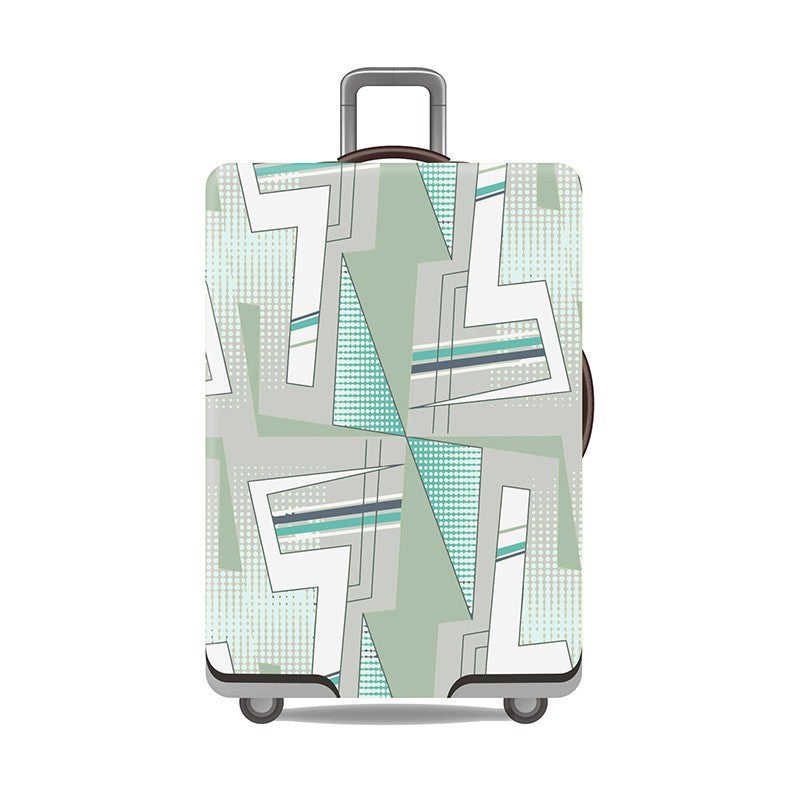 Women's Hard Shell Suitcase with Modern Geometric Design Stornfield