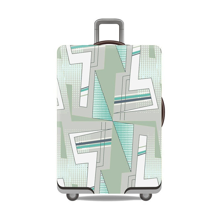 Women's Hard Shell Suitcase with Modern Geometric Design Stornfield
