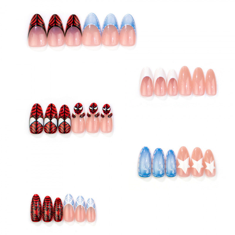 Themed Marvel-Inspired Press-On Nail Set