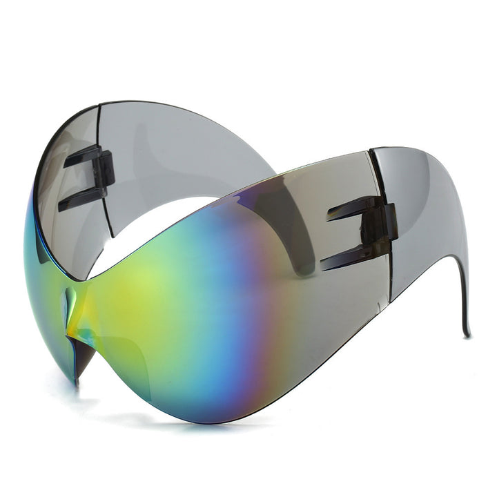 Oversized Futuristic Shield Sunglasses Stornfield