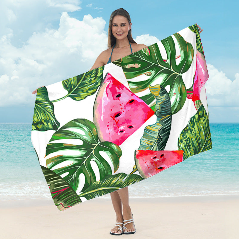 Beach towel with artistic mandala pattern Stornfield
