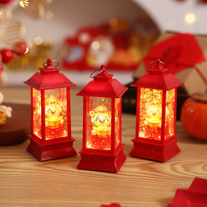 Decorative LED Lantern with festive motif Stornfield