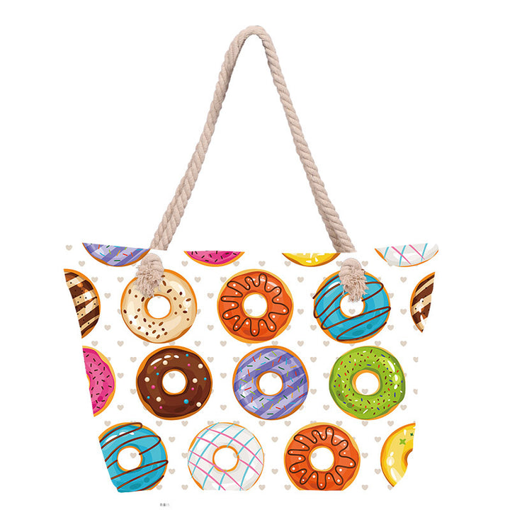 Beach bag with floral pattern Stornfield
