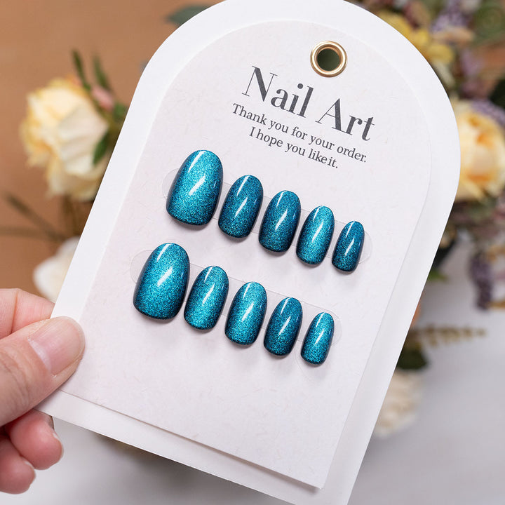 Sparkling Glitter Press-On Nails