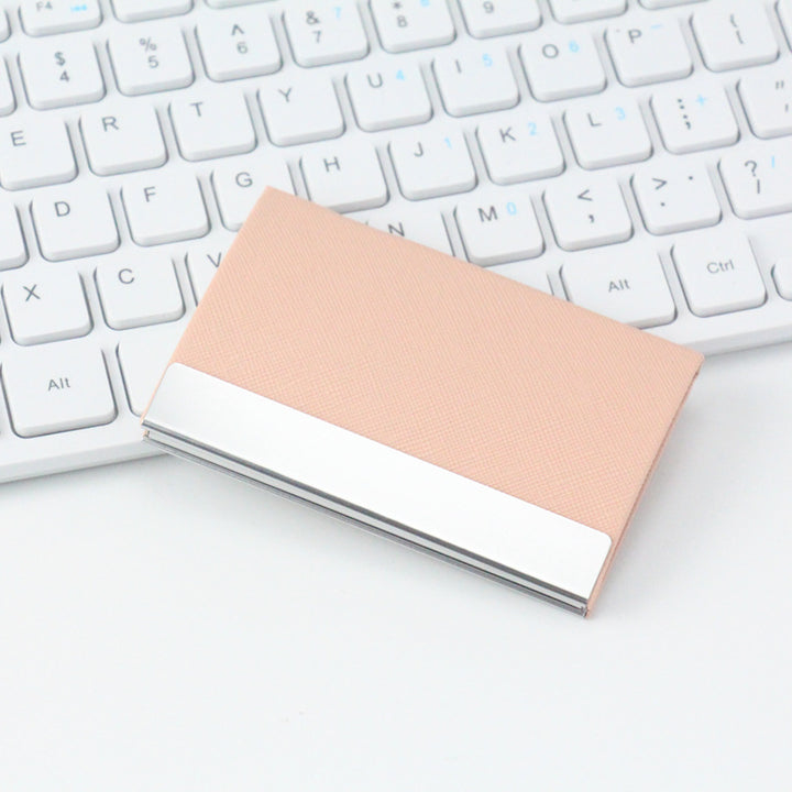 Elegant Textured Business Card Holder