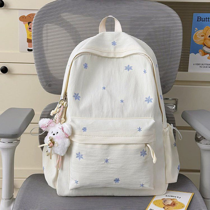 Playful backpack with fine embroidery Stornfield