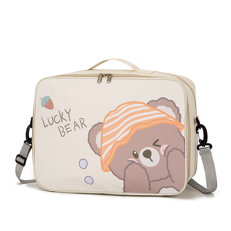 Cartoon Cat-Themed Travel Organizer