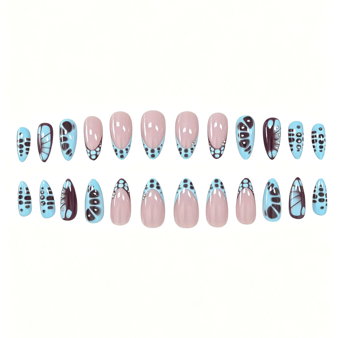 Artistic Butterfly-Inspired Nail Art Extensions Stornfield