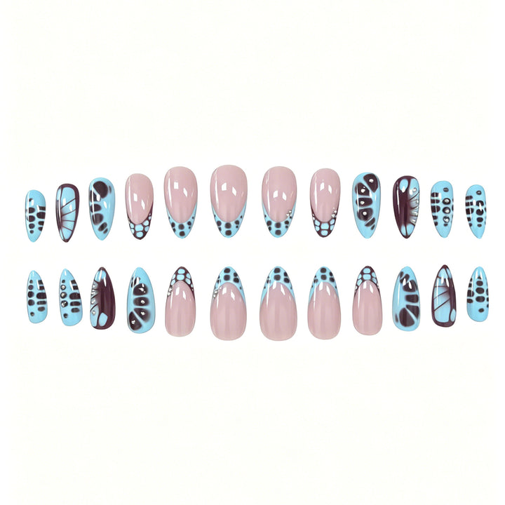 Artistic Butterfly-Inspired Nail Art Extensions Stornfield