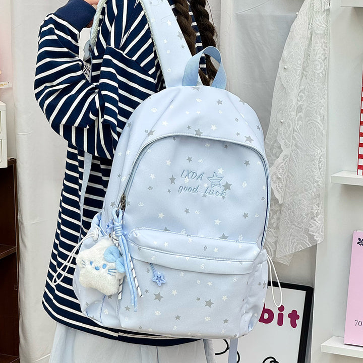 Star Patterned School Backpack Stornfield