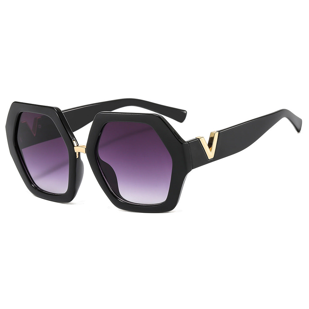 Ladies elegant sunglasses with sparkling frame Stornfield