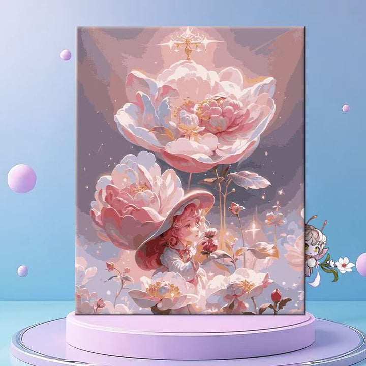 Whimsical Floral Fantasy Canvas Wall Art Stornfield