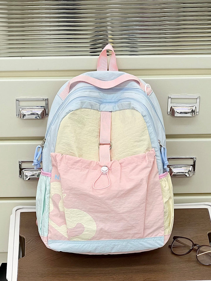 Trendy Color-Block Backpack Stornfield