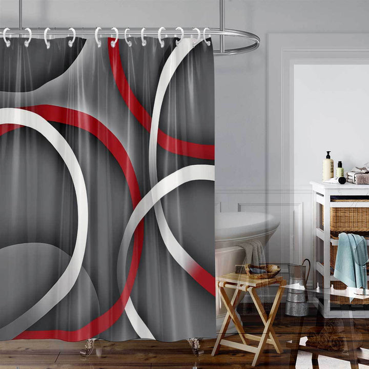 Coastal-Inspired Artistic Shower Curtain Stornfield