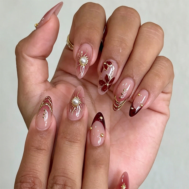 Artistic 3D Nail Tips with Maritime Design Stornfield