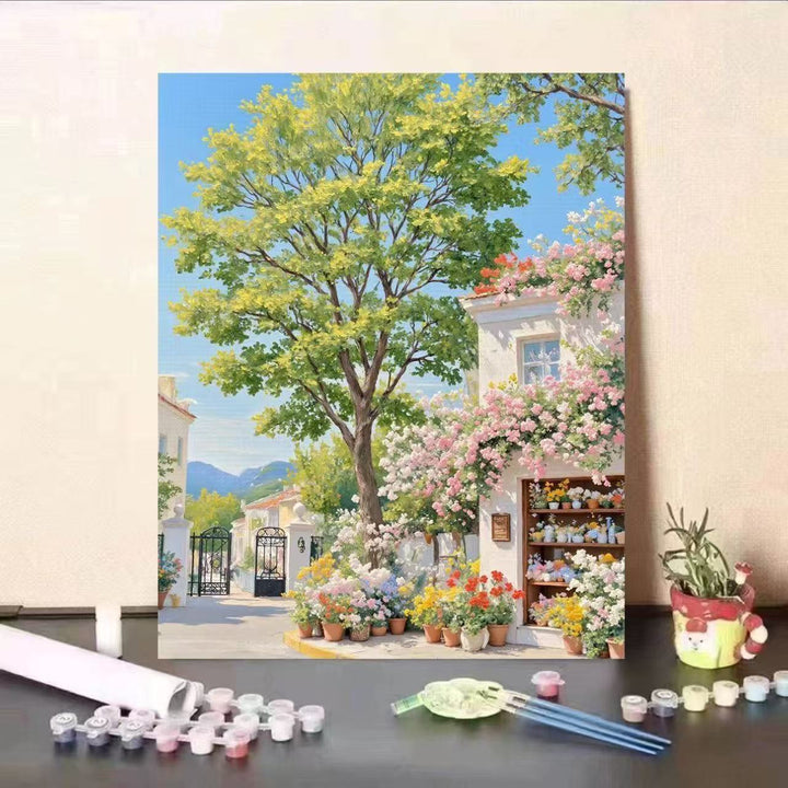 Landscape Themed Paint by Numbers Canvas Art Kit Stornfield