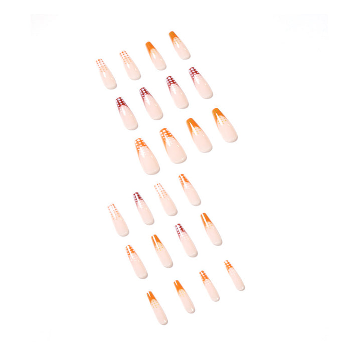 Artful Nail Extensions with Innovative Dot Design Stornfield