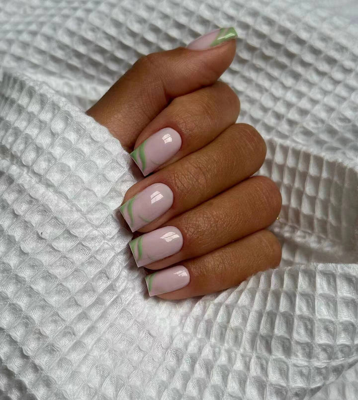 Creative nail design with elegant color gradients Stornfield