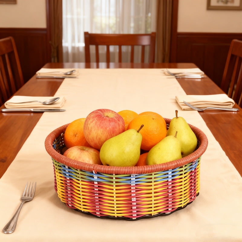 Decorative Round Storage Basket Stornfield