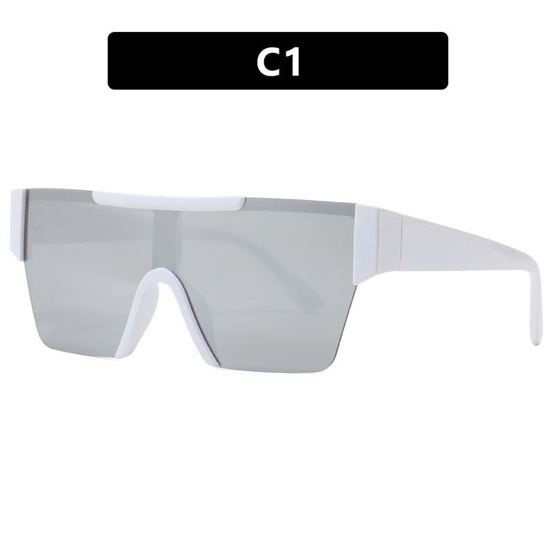 Women's futuristic sports sunglasses with UV protection and wide lens area Stornfield
