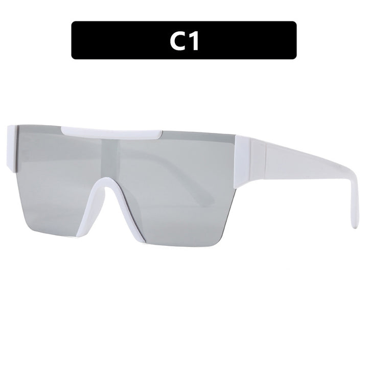 Women's futuristic sports sunglasses with UV protection and wide lens area Stornfield