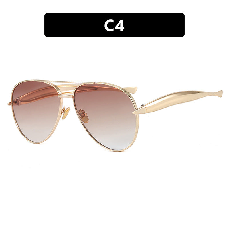 Women's pilot sunglasses with elegant accents and protective UV filter Stornfield