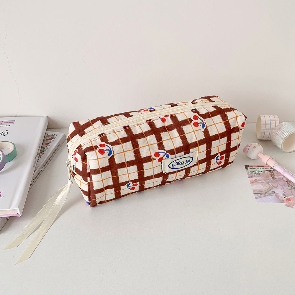 Fashionable Plaid Pencil Case Stornfield